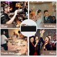 thumbnail image 6 of EVGTTI 78“ Portable Bar Table for Events,Mobile Bartending Station with Carry Bag for Party, Craft,Fair Tradeshow, Exhibition, Easy Setup, 6 of 7
