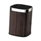 thumbnail image 4 of Cubo de basura Soledad con vetas de madera papelera de gran capacidad 15L Plata, 4 of 10