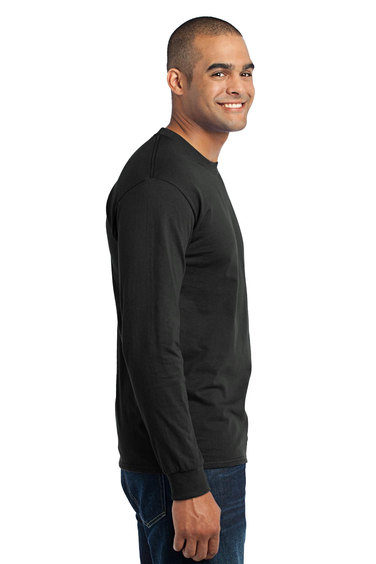 PC55LS Long Sleeve Tee - -neck -shirts for ecommerce - Walmart