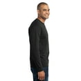 thumbnail image 3 of Port & Company PC55LS Mens Long Sleeve Core Blend Tees, Jet Black - 2XL, 3 of 6