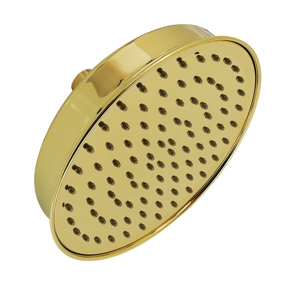 Kingston Brass K324A2 Shower Scape 8" Round Raindrop Brass Shower Head, Polished Brass