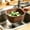 Brown,Free Size, variant on Double Layer Colander with Handles, 2 Tier Fruit Vegetable Washing Basket, Plastic Draining Strainer for Kitchen Sink, Produce Rinsing Container for Berry Salad Prep