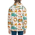 thumbnail image 6 of Sikiie Fall Pumpkins And Sunflowers Zip Up Hoodie Teenage, hoodies for Teenage, Zipper Sweatshirt Jacket for Daily, Traveling-Medium, 6 of 6