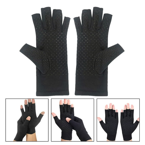 IDEANATEGRATE 1Par Guantes Negros Para Montañismo Y Con Dedo Y Material Transpirable