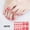 6, variant on Removable Nail Metal Toe Nail Sticker