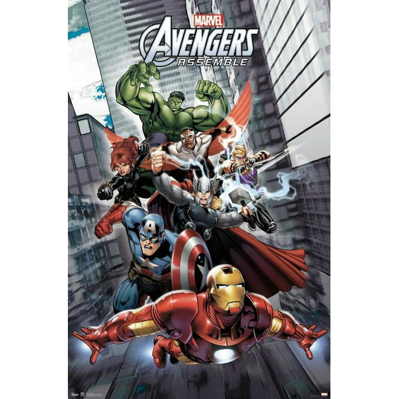 24X36 Avengers Assemble Wall Poster, 24" x 36"