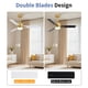 thumbnail image 2 of Ventilador de techo LANMEL de 42" dorado con luz, 6 velocidades y control remoto, 2 of 7