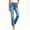 Denim blue, variant on High Waist Women Mid Rise Skinny Straight Leg Jeans Denim Pants