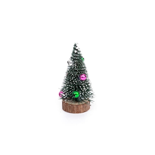 Bearachild árbol de Navidad atmósferas temáticas en miniatura decoración de Navidad artesanía de plástico adorno de planta accesorio de Kits de decoración para fiestas 10cm Bearachild HA065040-01