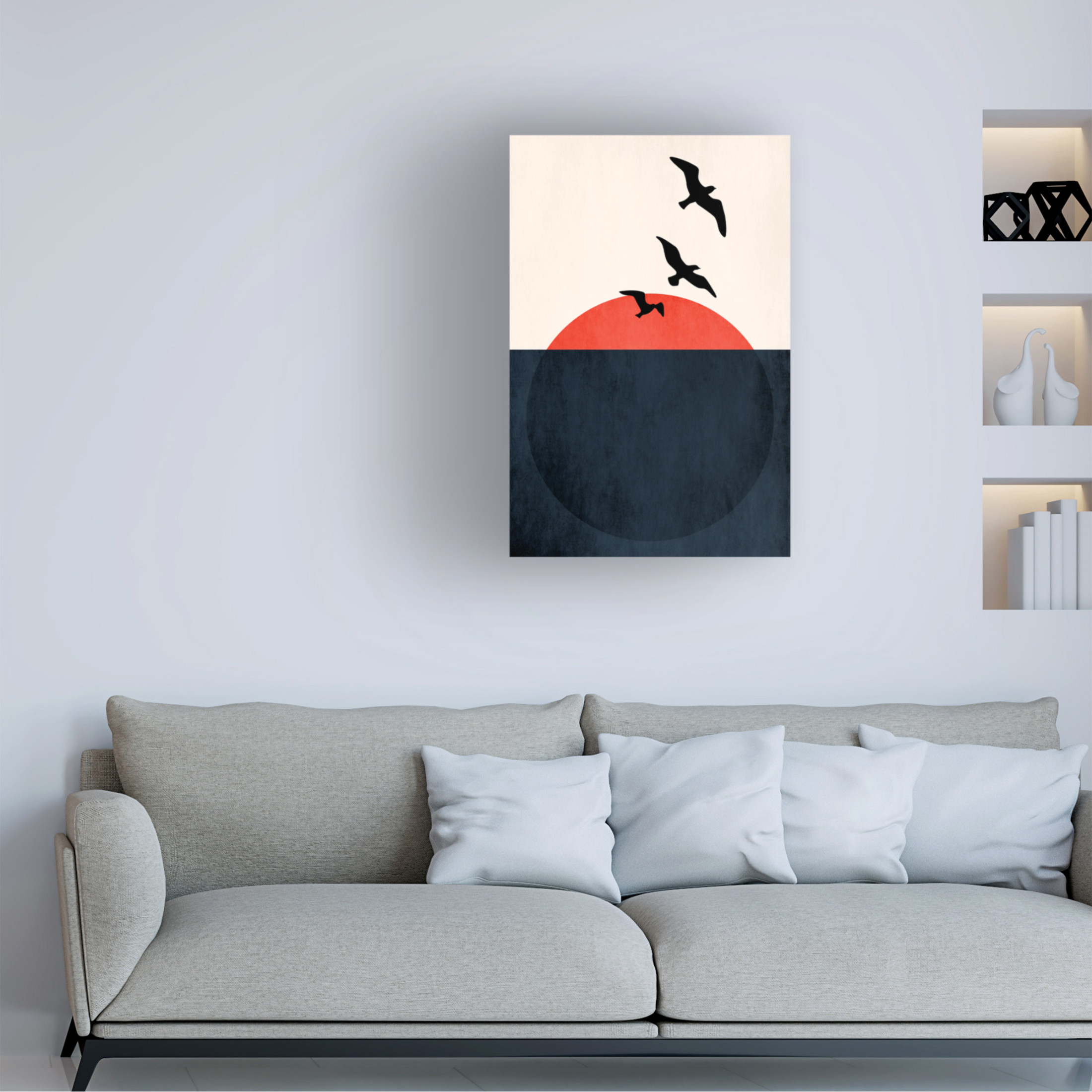 Trademark Fine Art Kubistika Sunset Breeze Canvas Wall Art