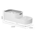 thumbnail image 4 of Dispensador de bomba de jabón para fregadero, dispensador de jabón líquido para manos (blanco), 4 of 4