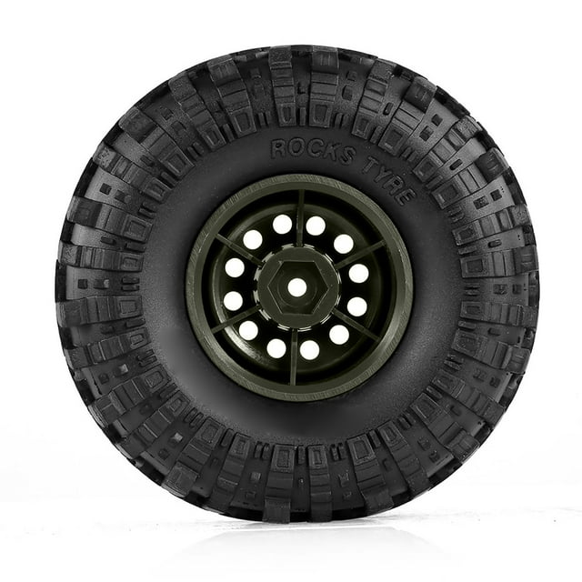 Rueda 4pcs austar 110 mm 1.9 Pulgadas Rueda de Neumanos de Goma de Goma para 1/10 RC TRAXXAS HSP REDCAT RC4WD AXIAL SCX10 D90 HPI RC ROCK CRAWLER
