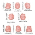 thumbnail image 3 of Ensemble de 8 Moules de Dessins Animés de Capybara pour les Passionnés de Pâtisserie avec Design d'Embossage 3D, 3 of 9