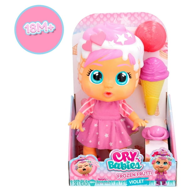 Cry Babies Frozen Frutti Violet Doll for Preschool Classrooms
