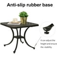 thumbnail image 2 of HOMEFUN Patio End Table, Outdoor Square Cast Aluminum Side Table, Antique Bronze, 2 of 8
