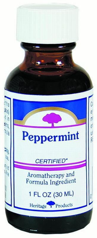 Heritage Store Essential Oil, Peppermint, 1 Oz