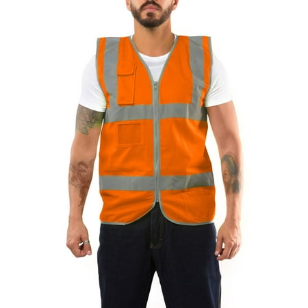 

Kolossus Premium Hi-Vis Safety Vest | Frontal Pockets | Cool Dry Mesh Back | ANSI Class 2