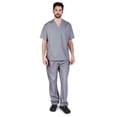 thumbnail image 1 of M&M SCRUBS Men's Scrub Set Medical Scrub Top and Pants, 1 of 7