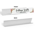 thumbnail image 2 of Printtoo Personalized Desk Name Plate Pretty Floral Custom Acrylic Office Desk Name Plate Accessory 2x8 Inches, 2 of 5
