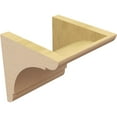 thumbnail image 5 of 8"W x 8"D x 8"H Wide Olympic Rough Cedar Woodgrain TimberThane Corbel, Primed Tan, 5 of 6
