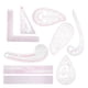 thumbnail image 3 of Goick Regla de Costura Regla de Ropa Rosa 9pcs Plantillas de Acolchado de Regla de Curva de Costura Multiusos, 3 of 5