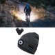 thumbnail image 4 of Bluetooth Sombreros para Mujeres Faro Faro Beanie Invierno Música Deportes LED Luces Sombrero, recargable al aire libre Running Night Linterna gorras Gris con guantes Soledad Sombrero de música cálido de invierno, 4 of 8