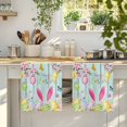 thumbnail image 4 of Happy Easter Kitchen Towels Set of 4, Spring Bunny Eggs Flower Teal Wood Grain Absorbent Dish Towels for Kitchen, Microfiber Hand Towel, Quick Drying Tea Towel for Cleaning Decorative Dishcloths, 4 of 7