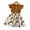 Brown, variant on KYAIGUO Toddler Kids Girls Summer Dresses 12M-8Years Infant Floral Swing Skirt Newborn Ruffles Lace Girls Fashion Short Sleeve Clothes