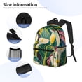 thumbnail image 5 of Lsque Tropical Floral Jungle Classic Casual Backpack - Large Capacity Water-Resistant Backpack for School, Work, Travel, and Outdoor Activities, 5 of 8