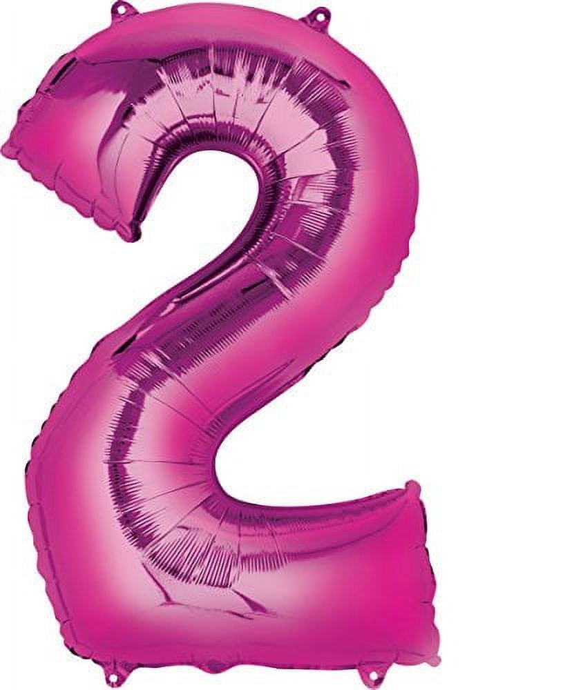 Blue's Clues 2nd Birthday Party Supplies Blue the Dog Table Topper Balloon Bouquet Decorations Pink Number 2