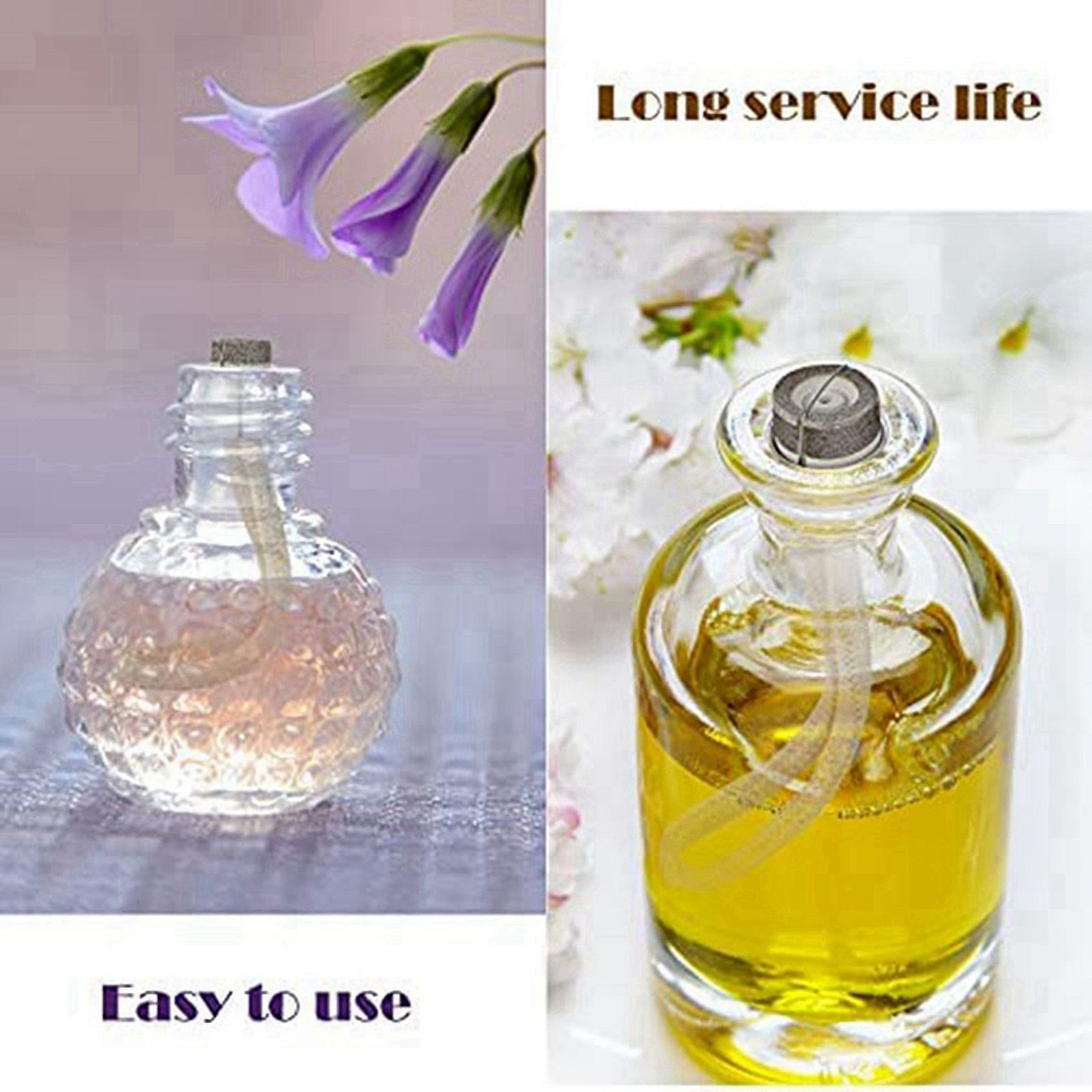 12 Pcs Oil Lamp Wick Fragrance Oil Lamp Wick Replacement Air Control Catalytic Burner Lamp Wick for Catalytic Burner