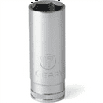thumbnail image 2 of GearWrench 80140 1/4" Drive 6 And 12 Point Metric Deep Length Sockets, 2 of 2