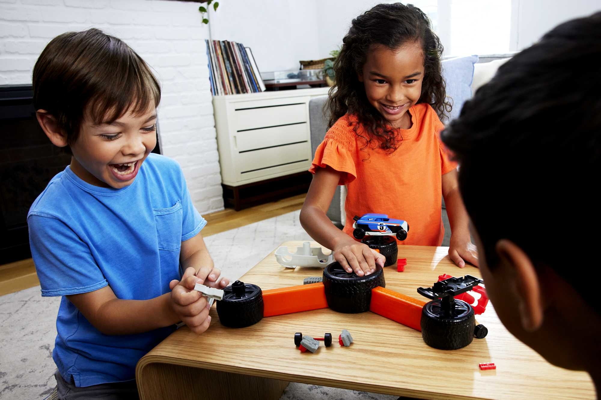 Hot Wheels Build ‘n Slam Kids Games, Car Game, Family Game Night
