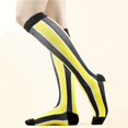 thumbnail image 5 of CNKOO 4-Pack Sports Compression Socks  Long Knee-High Running Support Socks  Sports Compression Leg Socks  Striped Fashion Socks For Women, 5 of 5