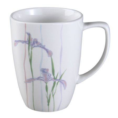 Corelle Square Shadow Iris 12 Ounce Porcelain Mug