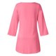 thumbnail image 5 of Gibobby Camisa Elegante Para Mujer Blusa holgada de lino de manga larga de talla grande para mujer, blusa tipo túnica de verano para mujer（Rosa， XXL), 5 of 5