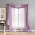 thumbnail image 3 of Diamond Sheer Voile Curtain Panels, 3 of 4