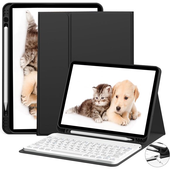Funda con Teclado GKABXY para iPad 11ª Generación 11'' 2025 & 10ª Generación 10.9'' 2022 con Soporte