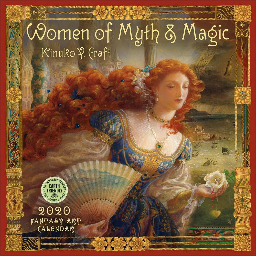 Women of Myth & Magic 2020 Wall Calendar A Fantasy Art Calendar by