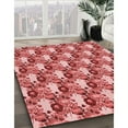 thumbnail image 3 of Ahgly Company Machine Washable Indoor Rectangle Transitional Light Coral Pink Area Rugs, 5' x 8', 3 of 7