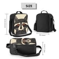 thumbnail image 2 of Lsque Retro Raccoon Graphic Print Lunch Bag Lunch Box for Women Men Reusable Insulated Lunch Tote Bag,Leakproof Thermal Cooler Sack Food Handbags Case High Capacity, 2 of 9