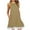 Z1-Khaki, variant on Otvok Womens Dresses,Women O Neck Casual Pockets Sleeveless Above Knee Dress Loose Party Dress