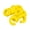 Yellow, variant on KCAHPAN Sponge Foam Hair Rollers for Sleepings C Shaped Hair Curlers for Hairdressing