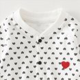 thumbnail image 6 of CAUYDY 0-3M 6-9M 12-18M Preemie Girl Coming Home Outfits Baby Clothing Newborn Long Sleeve Sleepers Infant Girls Romper Fall Winter Toddler Pajamas Sizes 5-8 Months,Black, 6 of 7