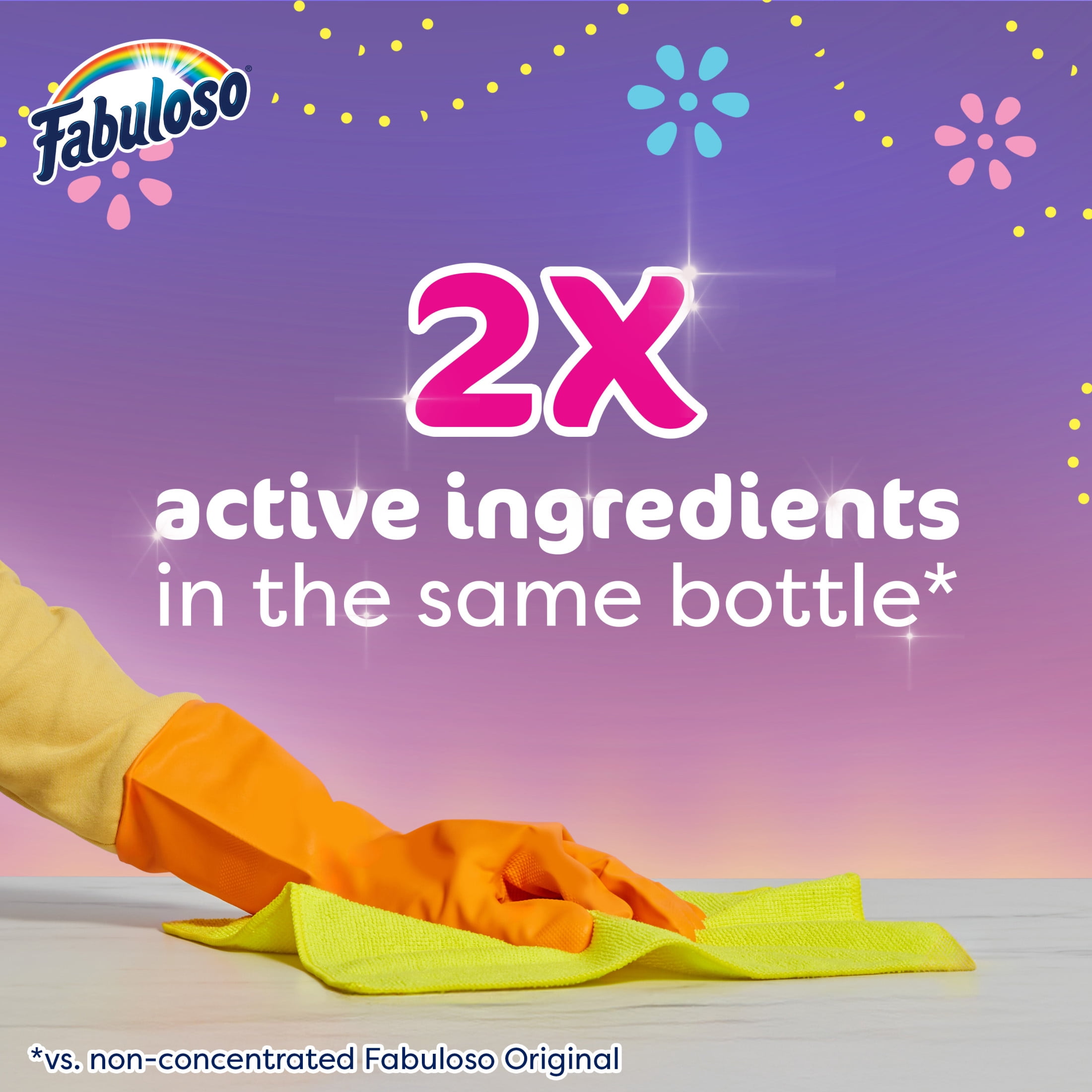 Fabuloso Multi-Purpose Cleaner, 2X Concentrated Formula, Limited Edition, Carnaval Scent, 33.8 fl oz