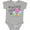 AC-Heather Grey, variant on Inktastic My Great Aunt Loves Me- cute dragonfly Boys or Girls Baby Bodysuit