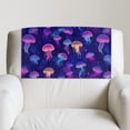 thumbnail image 3 of Xoenoiee Jellyfish Print PU Leather Recliner Chair Headrest Cover - Sofa, Love Seat, Furniture Protector, Slipcover Theater Seat Cover/Slip Cover for Home & Office, 17x27 Inches, 1 Pack, 3 of 7
