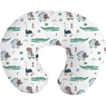 thumbnail image 5 of Bimocosy Nursing Pillow for Baby Boys Girls, Breastfeeding Pillows, Baby Support Pillow for Nursing, Bottle Feeding, Tummy Time with Machine Washable Cover & Breathable Filling (Crocodile), 5 of 5