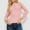Pink, variant on Goodtrade8 Lightweight Sweater Women Trendy Turlenecks Solid Color High Neck Casual Long Sleeve Sweater Tops