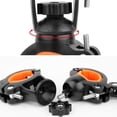 thumbnail image 4 of 360 Rotation Bicycle Mount Road Bike Headlight Flash Light Bicycle Flashlight Mount Holder 22-30mm Black Blue, 4 of 9
